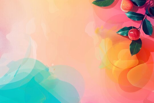 abstract background for Oak Apple Day