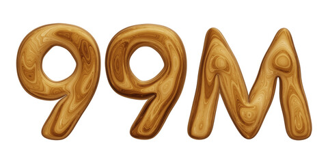Wooden 80m for followers and subscribers celebration