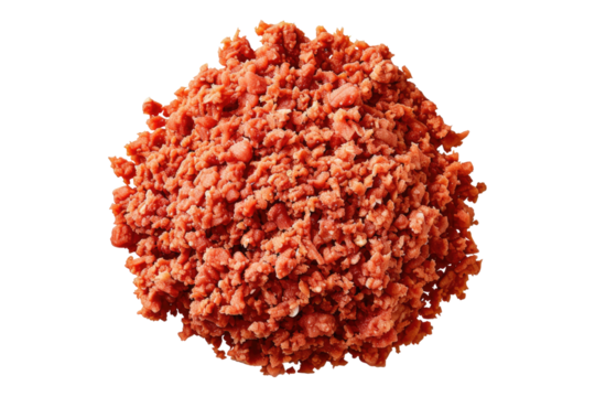 Ground beef joy Isolated on transparent background