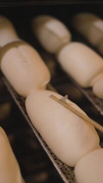 P&atilde;o sendo feito na padaria