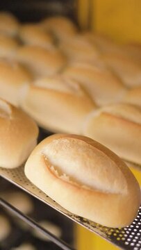 P&atilde;o sendo feito na padaria