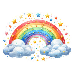 Set of Rainbow Sublimation Clipart