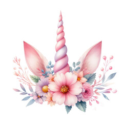 Cute Unicorn Sublimation Clipart