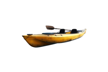Kayak boat Isolated on transparent background