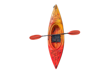 Kayak boat Isolated on transparent background