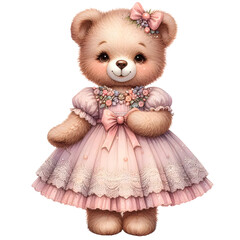 Love Teddy Bear Clipart, Newborn Gender Reveal Teddy Bear PNG, Valentines Cute Baby Bear Shower Bundle For Memory Book Junk Journals Scrapbooks