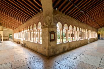 Verona Veneto Italy. The Basilica of San Zeno. The cloister