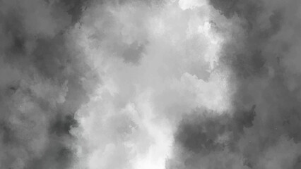 Grey grunge abstract smoke cloud overlay dust explosion mist, fog, vapour, grain sand texture vintage vector background.