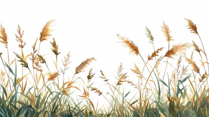 Long reeds pattern poster background