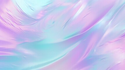 Obraz premium modern, abstract holographic background. Genuine texture with imperfections and scuffs in the colors mint, pink, and pastel violet