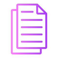 document gradient icon