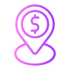 location gradient icon