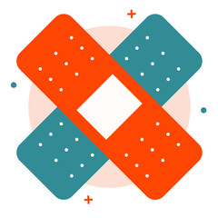 Bandage Medical Illustration