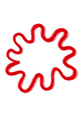 doodle wave curl modern fit for stamp invitation flyers modern cute design