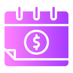 calendar gradient icon