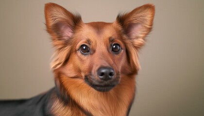 Portrait of a cute dog