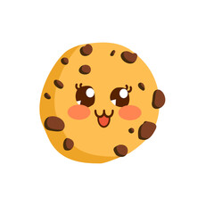 Cute Cartoon Cookie Ilustration