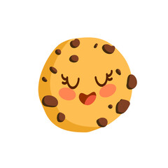 Cute Cartoon Cookie Ilustration