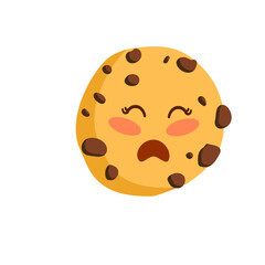 Cute Cartoon Cookie Ilustration