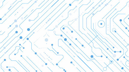 Detailed view of blue and white circuit board pattern