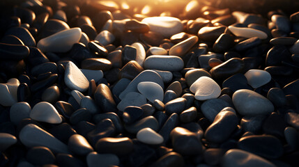 Fototapeta premium stones on the beach