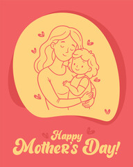 Happy Mother's Day postcard