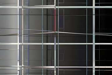 Seamless linear vector pattern for textures, textiles, simple backgrounds, covers and banners. Flat style. different size squares. creative wallpaper concept for web and print Generative AI 