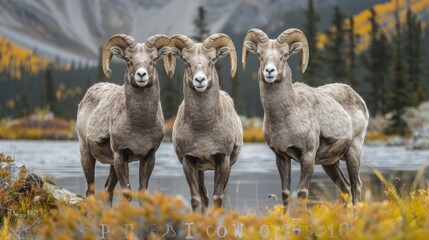 Bighorn Sheep, Peter Lougheed Provincial Park, Alberta, Canada