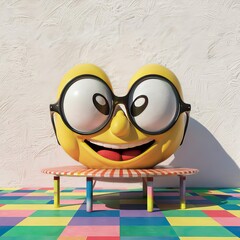 Fototapeta premium World Laughter Day, Poster, World Laughter Day Poster, banner, World Smile Day, Social Media Post | Happy World Laughter Day, flat illustration. of. laughter day, Post. 5 May World Laughter Day Backgr