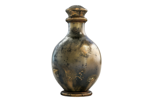 Potion bottle isolated on transparent background