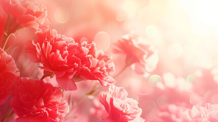 Pink Carnation Background