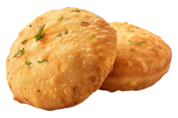 Raj kachori indian dish isolated on transparent background