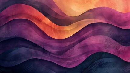 Abstract background with colorful wavy lines, using dark and moody colors, to create an artistic and creative atmosphere