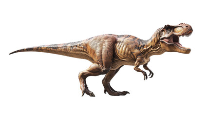 Obraz premium Tyrannosaurus rex isolated on white background.