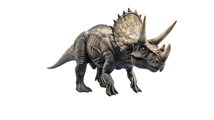 Fototapeta premium Triceratops isolated on white background