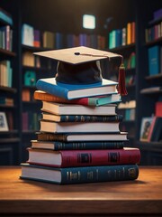 books and graduet education generate ai