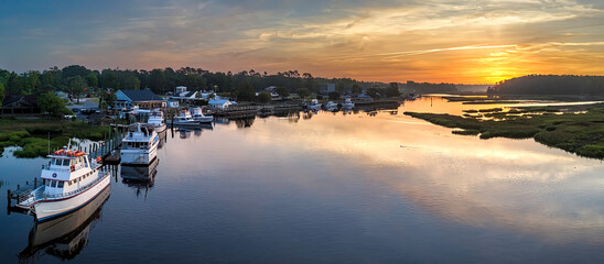 Calabash North Carolina sunrise view
