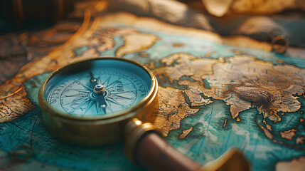 Explore the World with Adventure Awaits: A Close-Up Map View Beckons Adventurers to New Horizons