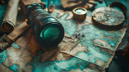 Paper Map Exploration: Macro Lens Unveiling Unseen World