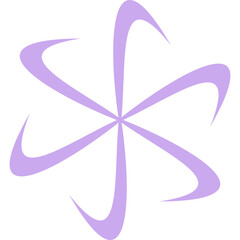 Obraz premium Attractive Twisted Abstract Mandala Element