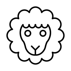 Sheep line icon
