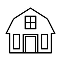 Barn line icon