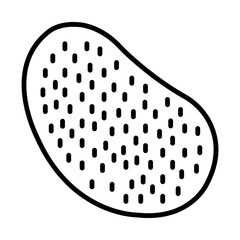 Potatoes line icon