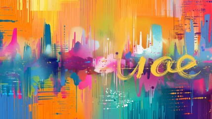 Urban Chaos Symphony: Multi-Layered Graffiti Explodes with Color & Style