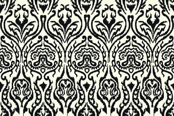  abstract seamless motif fabric pattern, abstract ikat, carpet, fabric, batik
