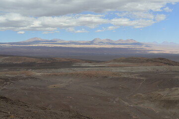 Paisagem cênica do Deserto de Atacama