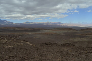 Nuvens sob o Deserto de Atacama