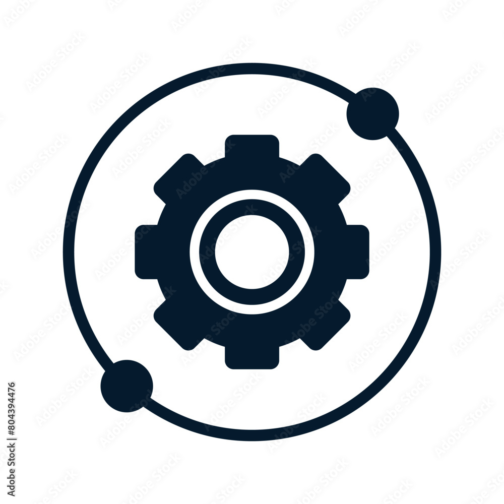 Poster workflow concept, web application settings. vector linear icon isolated on white background.