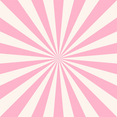 Y2k aesthetic. Pop art background. Cartoon retro sunburst effect. Vintage sunshine texture. 90s background