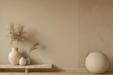 Modern minimalist interiors with neutral tones and natural lighting.